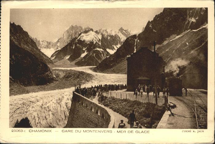 Chamonix Gare du Montenvers Mer de Glace