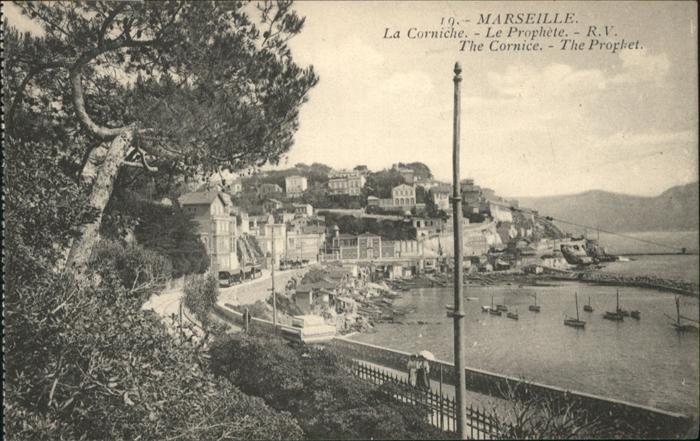 Marseille Bouches-du-Rhone la Corniche le Prophete