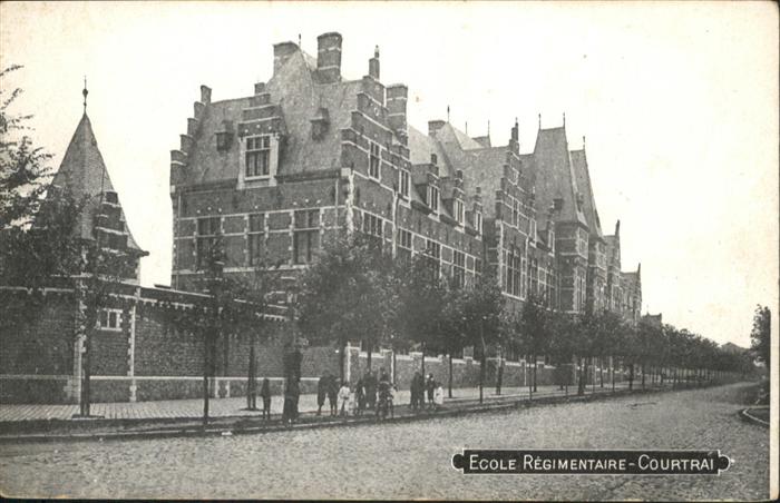 Courtrai KORTRIJK Flandre Belgie Ecole Regimentaire
