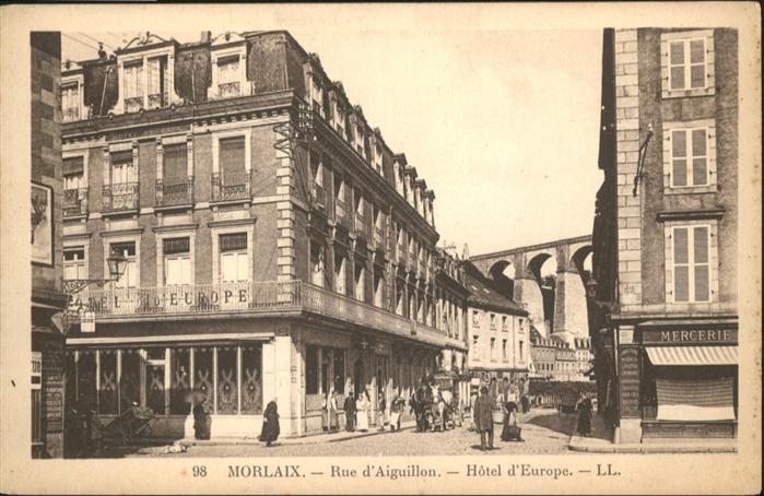 Morlaix Rue d_Aiguillon Hotel d'Europe