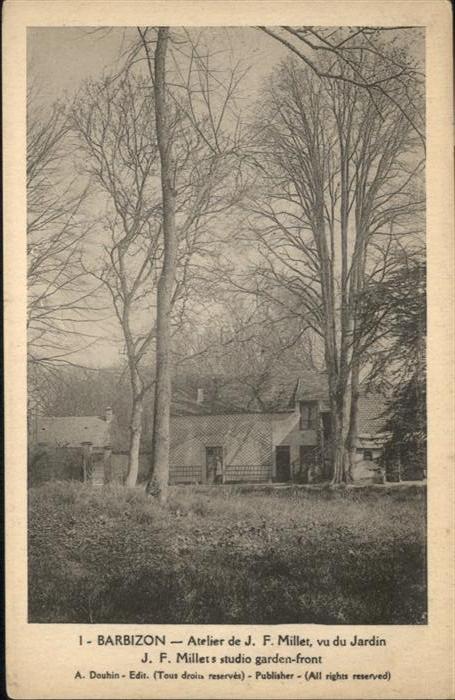 Barbizon Atelier de J. F. Millet Jardin