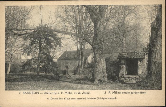 Barbizon Atelier de J. F. Millet Jardin