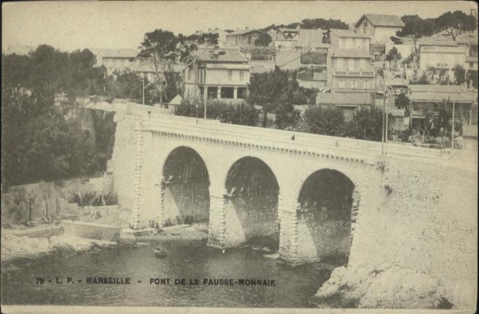 Marseille Bouches-du-Rhone Pont de la Fausse-Monnaie