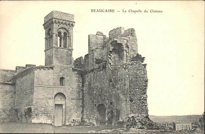 Beaucaire Gard Chapelle du Chateau