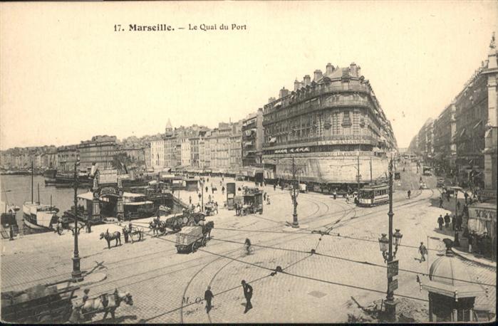 Marseille Bouches-du-Rhone le Quai du Port Strassenbahn