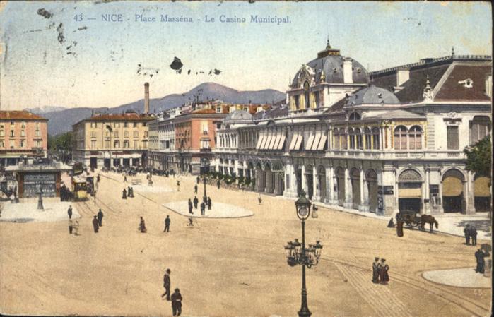 Nice Alpes Maritimes Place Massena le Casino Municipal Stras