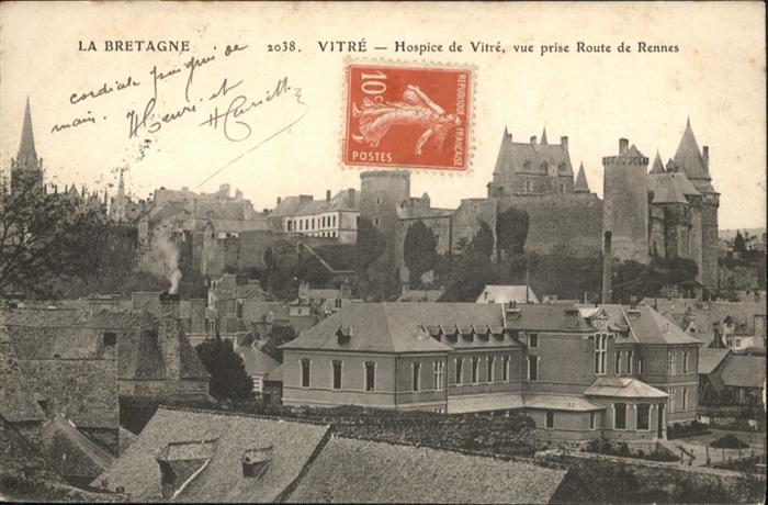 Vitre d Ille-et-Vilaine la Bretagne Hospice de Vitre