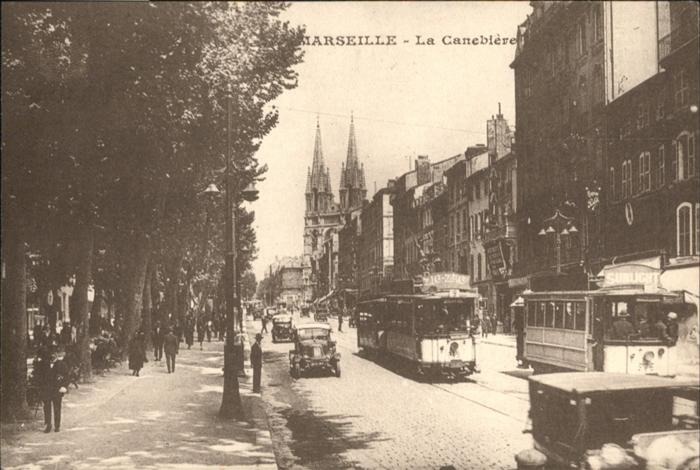 Marseille Bouches-du-Rhone la Canebiere Strassenbahn