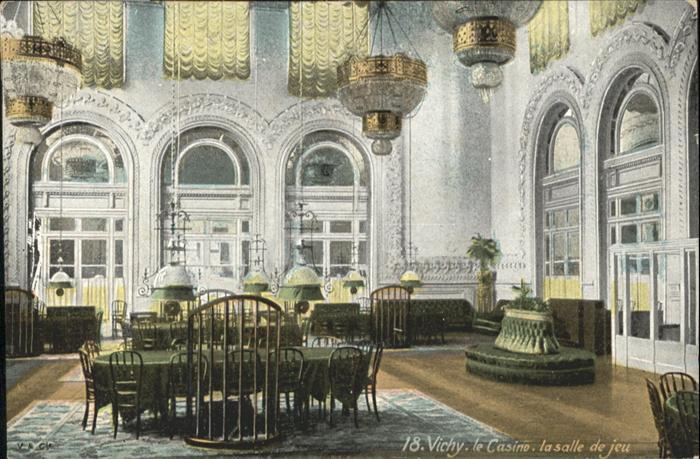 Vichy Allier le Casino la salle de jeu