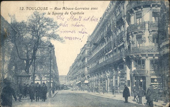 Toulouse Haute-Garonne Rue Alsace Lorraine le Square du Capito