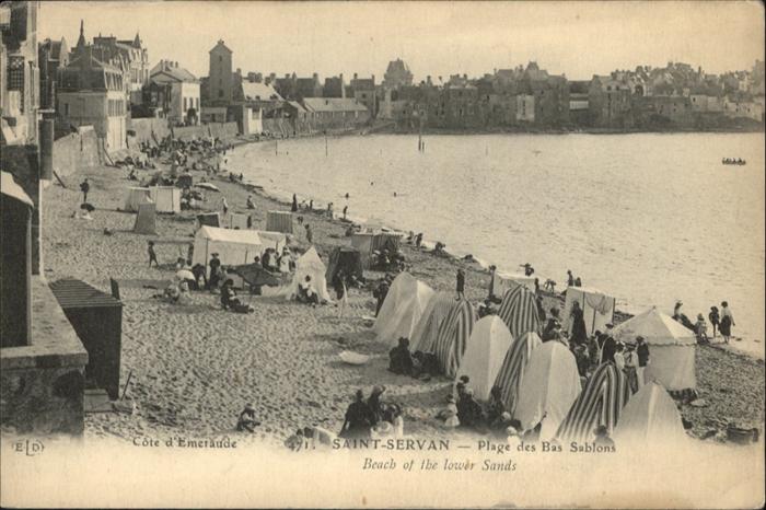 Saint-Malo 35 Plage des Bas Sablons