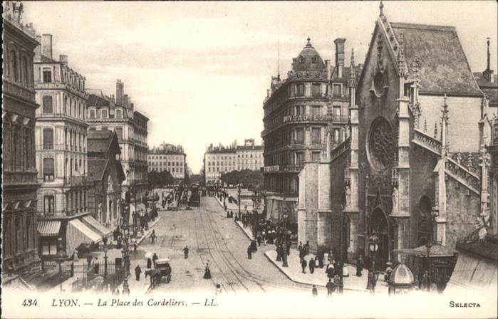 Lyon France la Place des Cordeliers