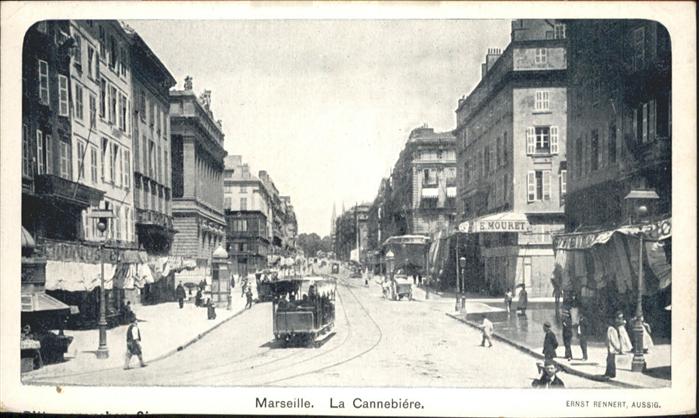 Marseille Bouches-du-Rhone la Cannebiere Strassenbahn