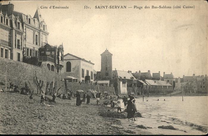 Saint-Malo 35 Plage des Bas-Sablons