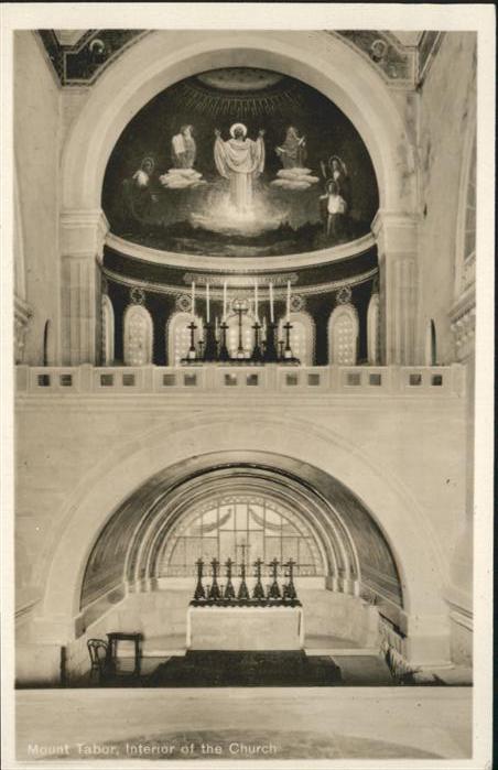 Mount Tabor Interior of the Church