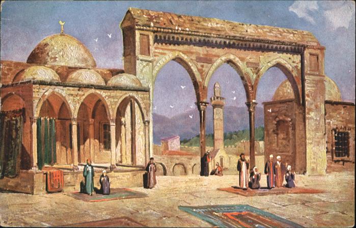 Jerusalem Yerushalayim Plattform Felsendom