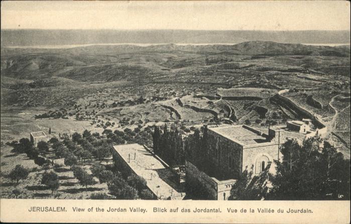 Jerusalem Yerushalayim Jordan Valley