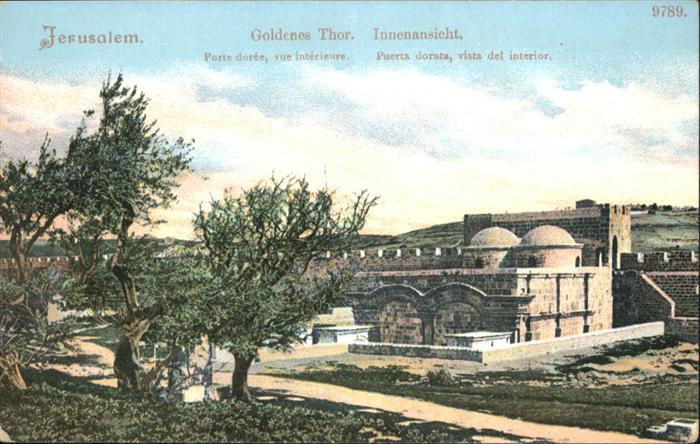 Jerusalem Yerushalayim Goldenes Thor