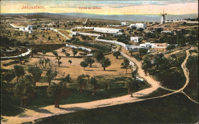 Jerusalem Yerushalayim Vallee Gihon