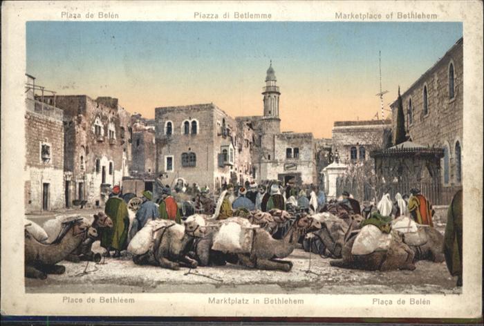 Bethlehem Yerushalayim Marktplatz place Kamel