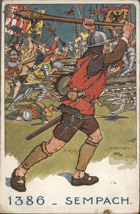Sempach Schweizer Soldat