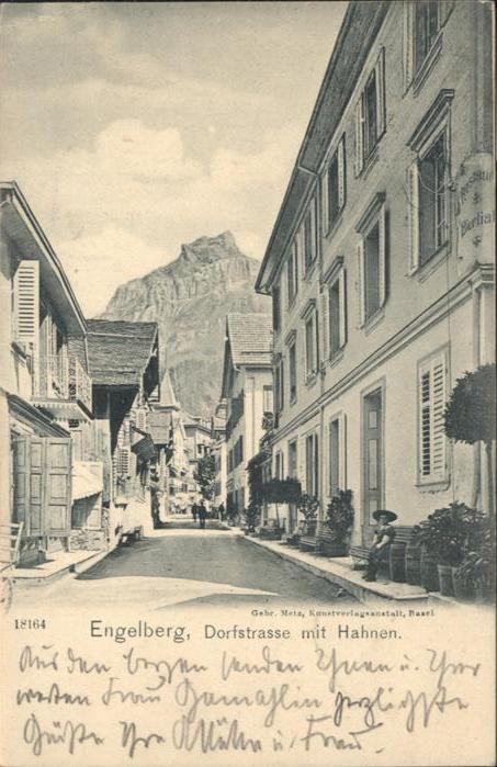 Engelberg OW Dorfstrasse Hahnen