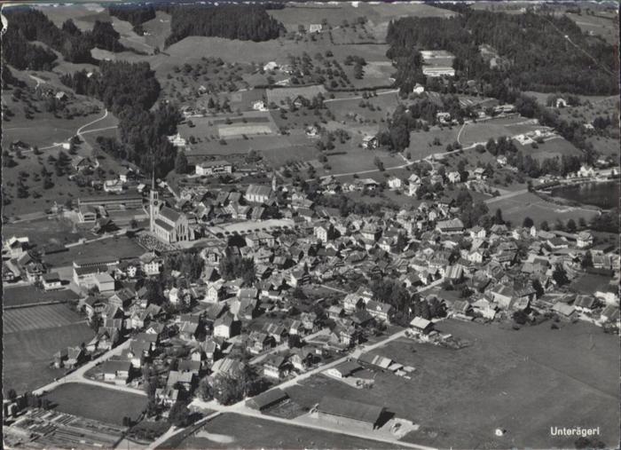 Unteraegeri Fliegeraufnahme