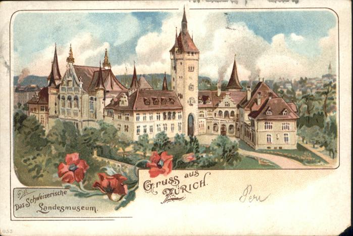 Zuerich Landesmuseum Blumen