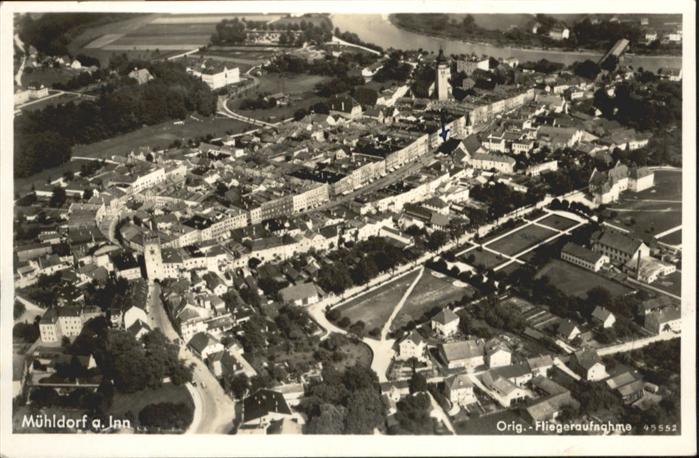 Muehldorf Inn Fliegeraufnahme