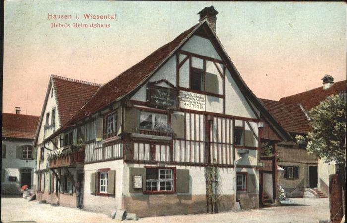Hausen Wiesental Hebel Heimathaus