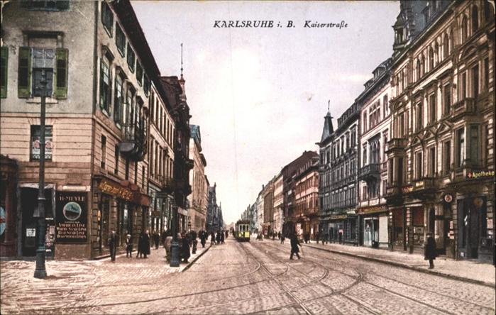 Karlsruhe Baden Kaiserstrasse Strassenbahn