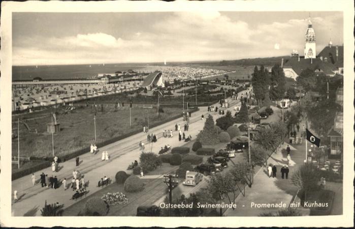 Swinemuende Ostseebad Westpommern Promenade Kurhaus