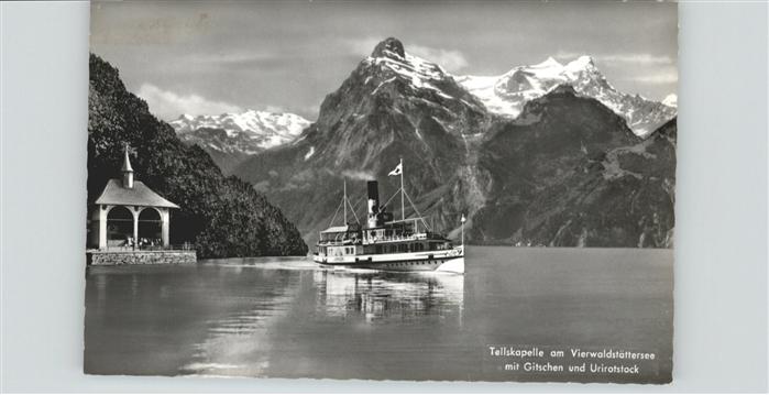 Schiffe Ships Navires Vierwaldstättersee Gitschen Urirotstock