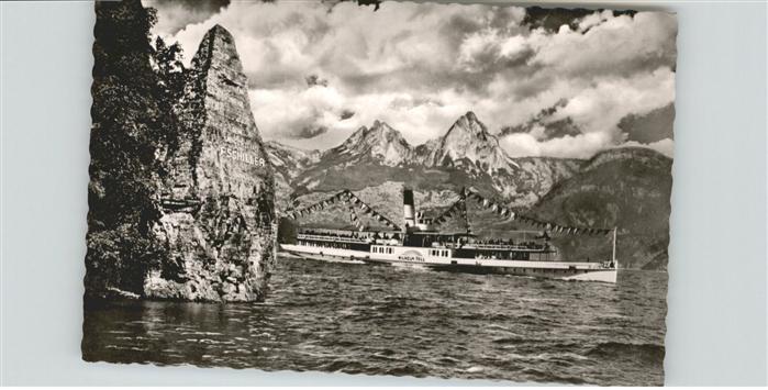 Schiffe Ships Navires Wilhelm Tell Vierwaldstättersee
