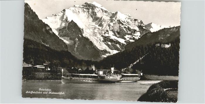 Schiffe Ships Navires Interlaken