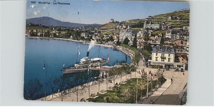 Schiffe Ships Navires Montreux La Rouvenaz