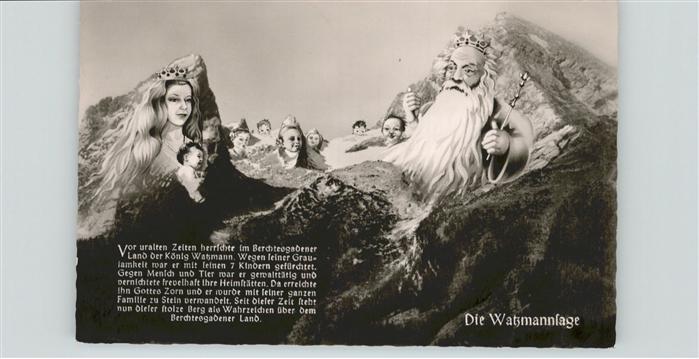 Sagen Maerchen Watzmannsage König Berge