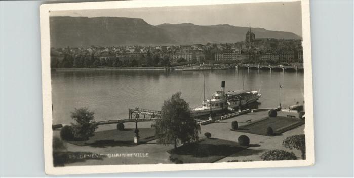 Dampfer Binnenschifffahrt Geneve