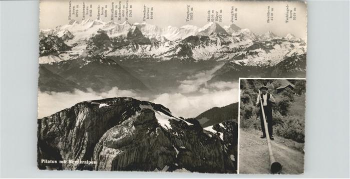 Alphorn Alphornbläser Pilatus