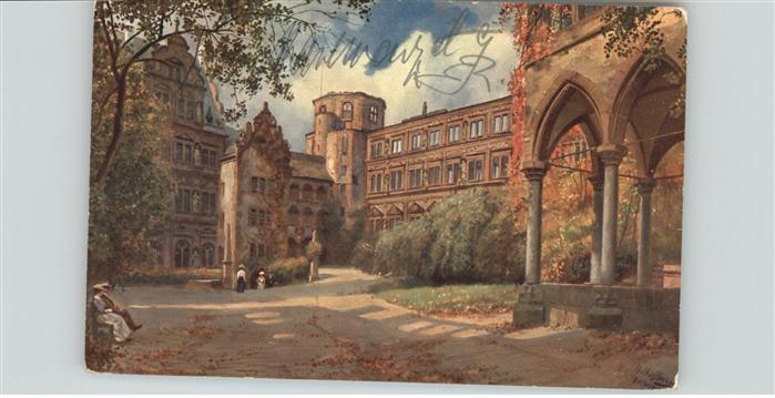 Hoffmann Heinrich Heidelberg Schlosshof