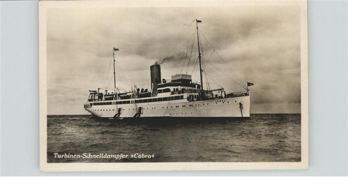 Dampfer Oceanliner Turbinen Schnelldampfer Cobra