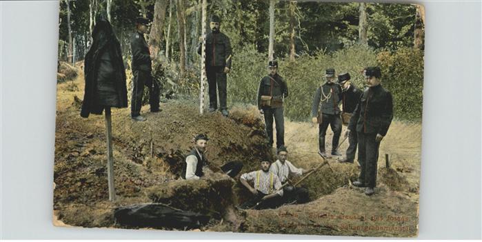 Soldatenleben Schanzgraben