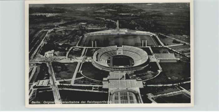 Stadion Stadium Estadio-- Fliegeraufnahme Berlin Reichssportfeld