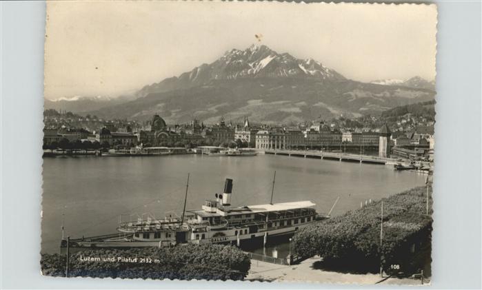 Dampfer Binnenschifffahrt Luzern Gallia Pilatus