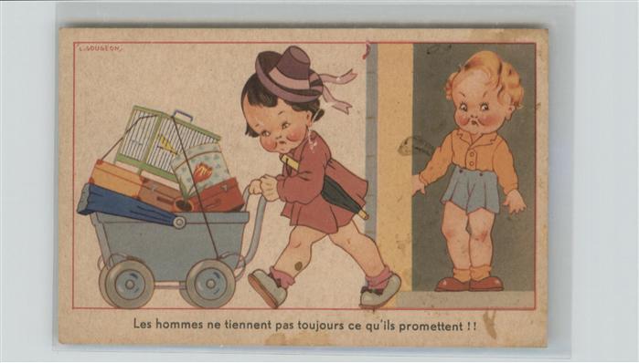 Gougeon Kinder Koffer Kinderwagen Hut