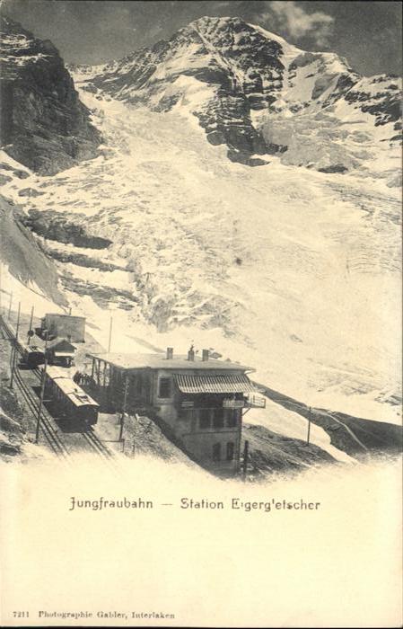Zahnradbahn Jungfraubahn Gletscher