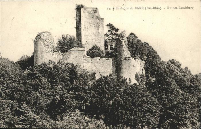 Barr Bas-Rhin Ruines Landsberg