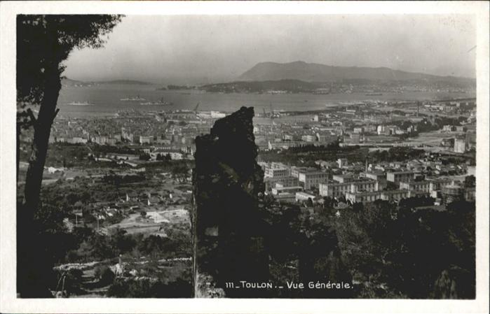 Toulon Var vue generale
