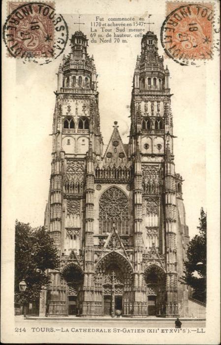 Tours Indre-et-Loire La Cathedrale St-Gatien
