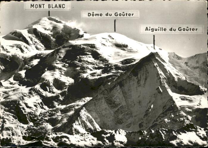 Mont Blanc Dome du Gouter Aiguille du Gouter